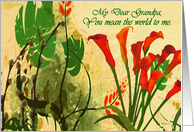 To Grandpa Goodbye From Terminally ill Grandchild card
