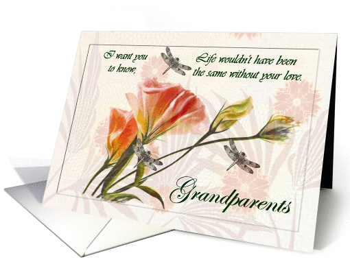 To Grandparents Goodbye From Terminally ill Grandchild card (1136998)