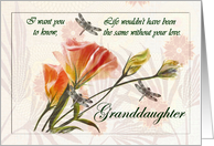 To Granddaughter Goodbye From Terminally ill Grandparent card