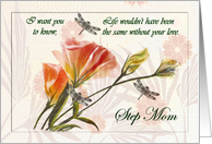 To Step Mom Goodbye From Terminally ill Step Son / Step Daughter card
