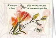 To Wife Goodbye From Terminally ill Husband card