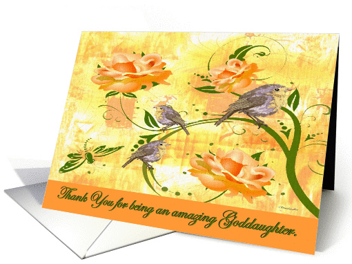 To Goddaughter Goodbye From Terminally ill Godparent card (1140286)