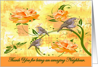 To Neighbour Goodbye From Terminally ill Neighbour card