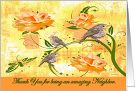To Neighbor Goodbye From Terminally ill Neighbor card