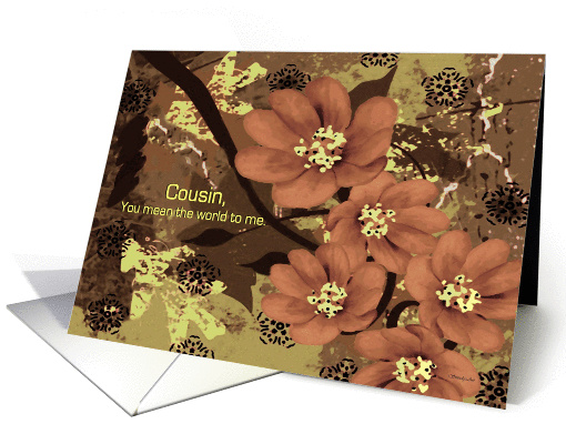 To Cousin Goodbye From Terminally ill Cousin card (1141076)