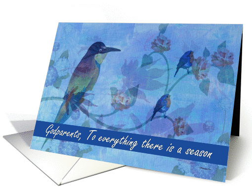 Godparents Goodbye From Terminally ill Adult Godchild card (1142240)