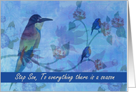 To Step Son - Goodbye From Terminally ill Step Parent card