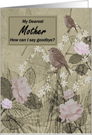 Mother Goodbye From Terminally ill Son or Daughter card