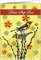 Step Son - Goodbye From terminally ill Step Mother or Step Father card