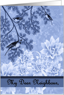 Neighbour - Goodbye From terminally ill Neighbour card