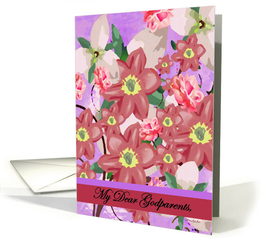 Godparents - Goodbye From terminally ill Adult Godchild card (1151548)