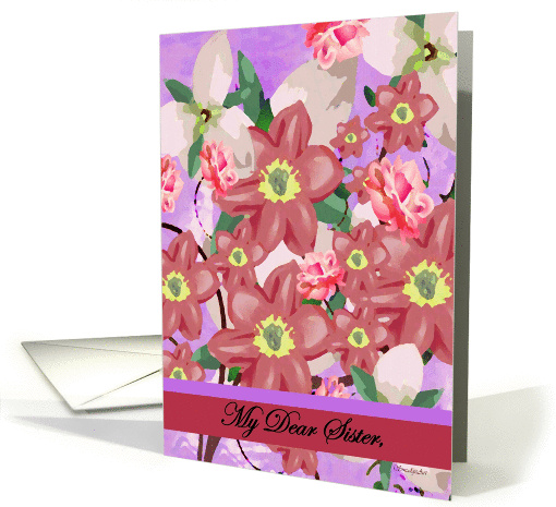 Sister - Goodbye From terminally ill Sibling card (1151626)