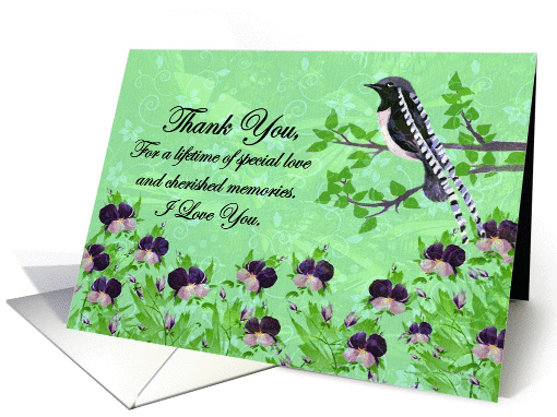 To Family or Friend, Thank You and Goodbye From a... (1153214)