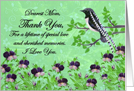 Mom, Thank You and Goodbye From a terminally ill Adult Child card