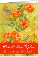 To Dad and Step Mother - Goodbye From a terminally ill Adult Child card