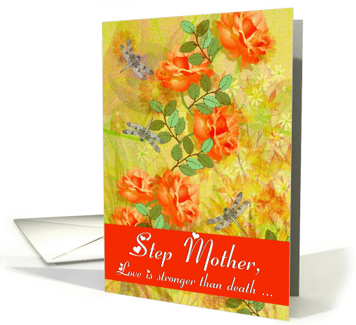To Step Mother - Goodbye From a terminally ill Adult Step Child card