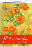 To Father-in-Law - Goodbye From a terminally ill In-Law card