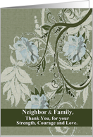 Neighbor / Family - Final Goodbye From a Neighbor card
