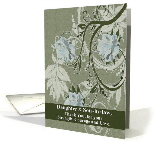 Daughter and Son-in-Law - Final Goodbye From a Parent / In-Law card