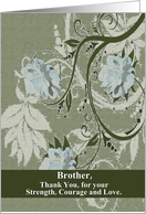 To Brother - Hospice / A Final Goodbye From Sibling card