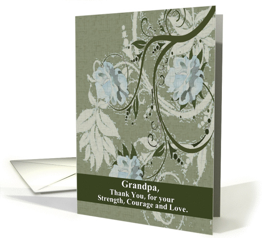To Grandpa - Hospice / A Final Goodbye From Grandchild card (1157870)