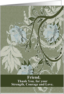 To Friend - Hospice / A Final Goodbye From Friend card