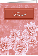 To Friend - Hospice - Goodbye From a terminally ill Friend card