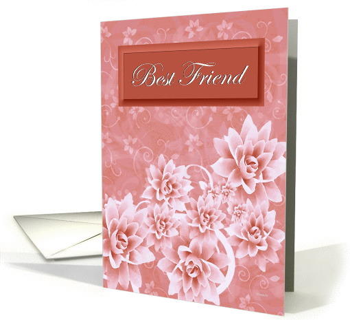 To Best Friend - Hospice - Goodbye From a terminally ill Friend card