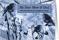To Mom and Dad - Final Goodbye from a Terminally ill Adult Child card