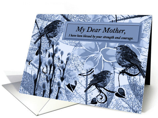 To Mother - Final Goodbye from a Terminally ill Adult Child card