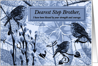 To Step Brother - Final Goodbye from a Terminally ill Step Sibling card