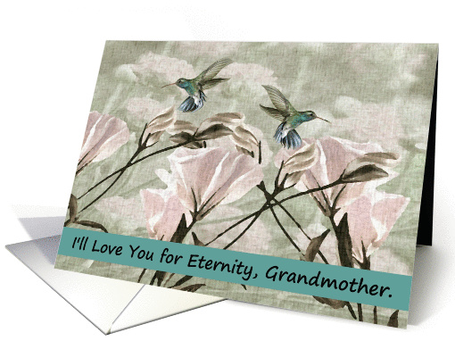 To Grandmother Goodbye from a Terminally ill Adult Grandchild card