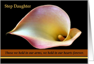 Step Daughter - Goodbye from a Terminally ill Step Parent card