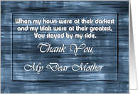 Mother - Goodbye From terminally ill Adult Child card