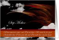 Step Mother - Goodbye From terminally ill Adult Step Child card