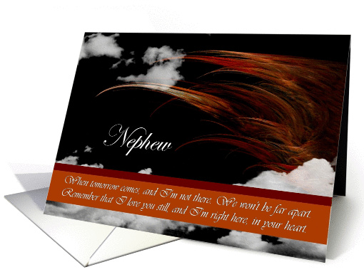 Nephew - Goodbye From terminally ill Aunt or Uncle card (1177092)