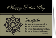 Grandfather - Happy Father’s Day - Celtic Knot / Irish Blessing card