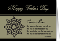 Son-in-Law - Happy Father’s Day - Celtic Knot / Irish Blessing card