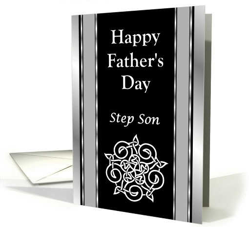 Step Son - Happy Father's Day - Celtic Knot card (1256696)