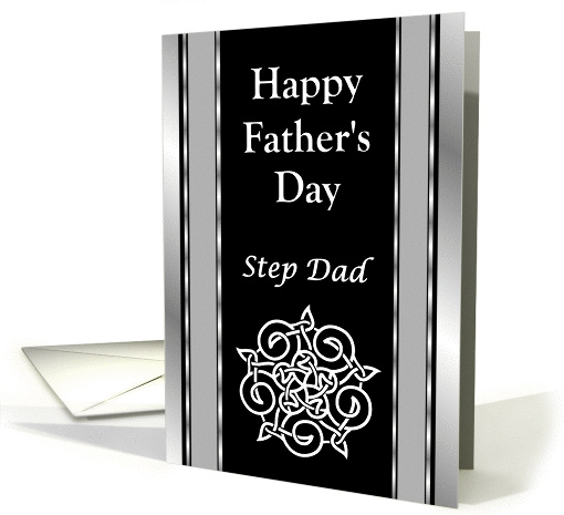 Step Dad - Happy Father's Day - Celtic Knot card (1256702)