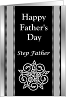 Step Father - Happy Father’s Day - Celtic Knot card