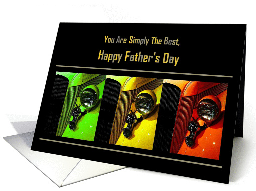 General - Happy Father's Day - Old Car Front View card (1259720)