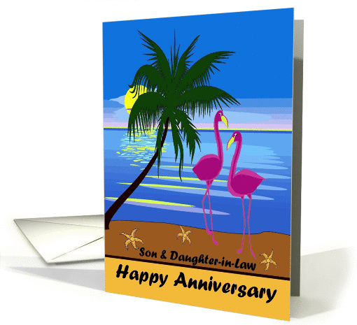 Wedding Anniversary / Son & Daughter-in-Law card (1291470)