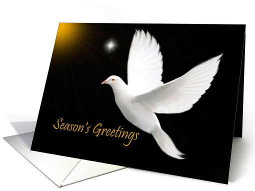 Season's Greetings - General - White Dove card (271763)