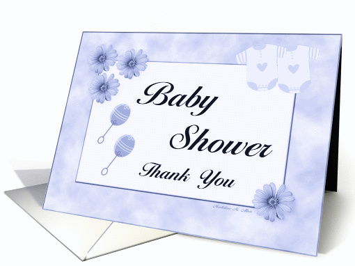 Baby Shower / Thank You / Boy card (338597)