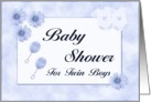 Baby Shower / For Twin Boys card