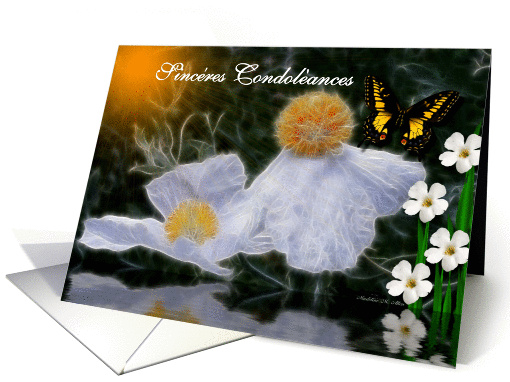 French / Sincere Condolences card (339289)