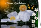 French / Sincere Condolences Card