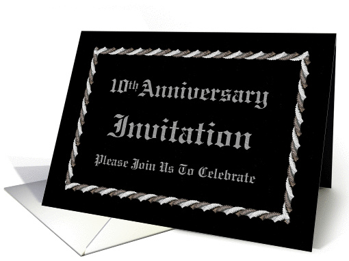 10th Anniversary - Invitation card (367975)