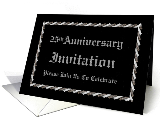 25th Anniversary - Invitation card (367976)